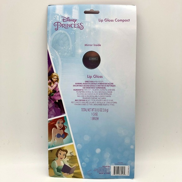 Townley Disney Princess Lip Gloss Swivel Compact - Picture 7 of 8